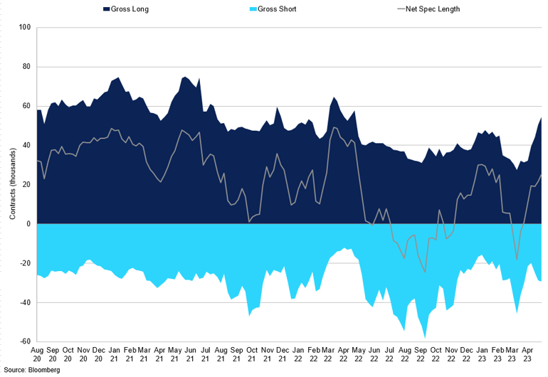 Silver Managed Money Cot (1)