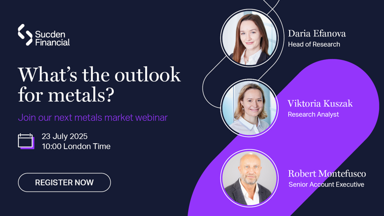Join our Q3 Metals Market Webinar on 23 July 2025