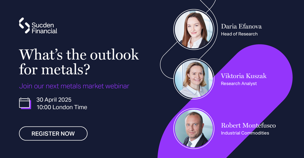 Join our Q2 Metals Market Webinar on 30 April 2025